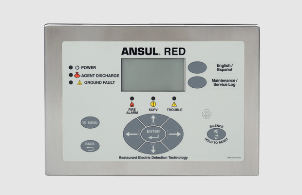 ANSUL Red (Restaurant Electronic Detection) Electronic monitoring system for commercial kitchens