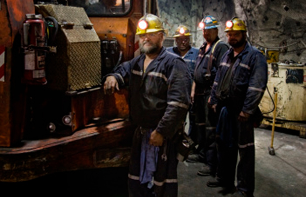 ANSUL Underground Mining – Miners and equipment